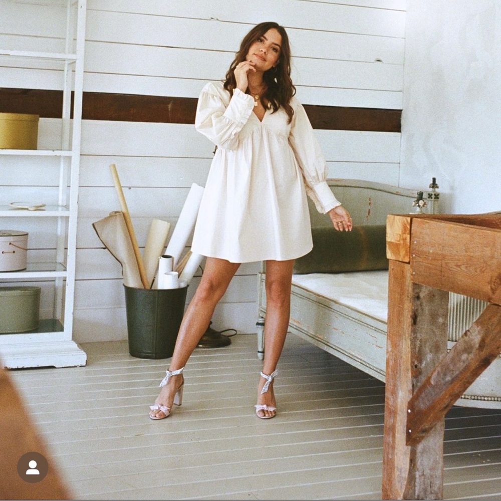 Oatmeal Babydoll Dress